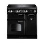 Rangemaster Infusion Classic 90cm Ceramic Range Cooker - Charcoal Black