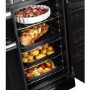 Rangemaster Infusion Classic 90cm Ceramic Range Cooker - Charcoal Black