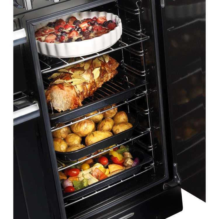 Rangemaster Infusion Classic 90cm Induction Range Cooker - Charcoal Black