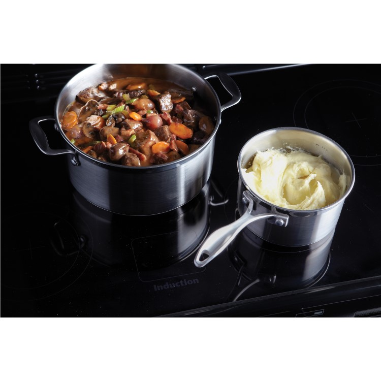 Rangemaster Infusion Classic 90cm Induction Range Cooker - Charcoal Black