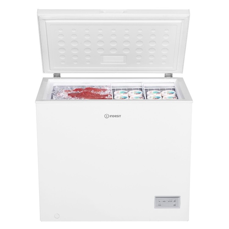 Indesit 198 Litre Freestanding Chest Freezer - White