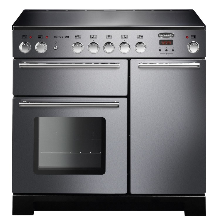 Rangemaster Infusion 90cm Induction Range Cooker - Stainless Steel