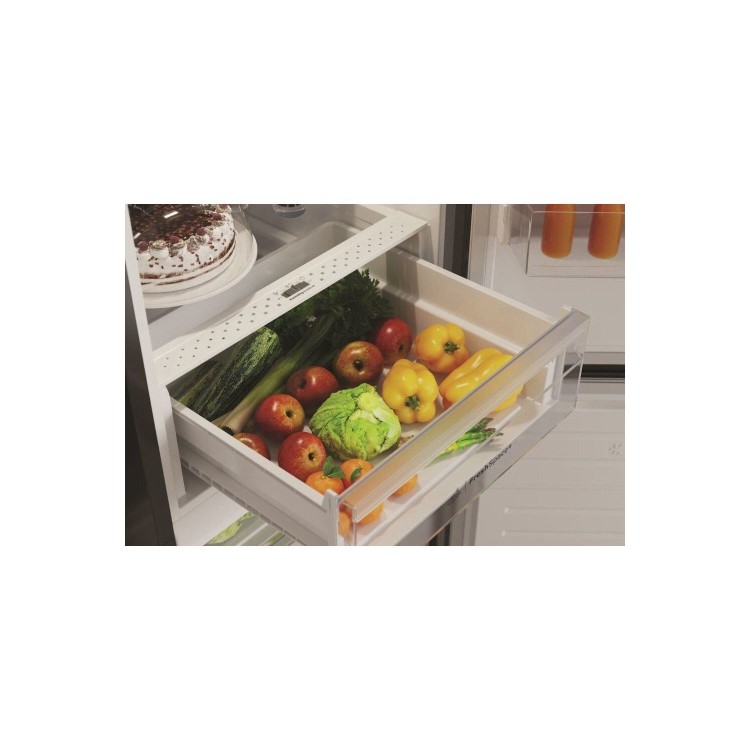 Indesit 322 Litre 50/50 Freestanding Total No Frost Fridge Freezer - Black