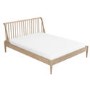 Wooden Spindle Mid Century King Size Bed Frame - Saskia