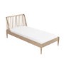 Wooden Spindle Mid Century Single Bed Frame - Saskia