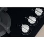 Indesit 60cm 4 Burner Gas on Glass Hob - Black