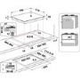 Indesit 60cm 4 Burner Gas on Glass Hob - Black