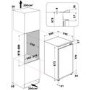 Refurbished Indesit INS9011 Integrated 136 Litres In-column Fridge