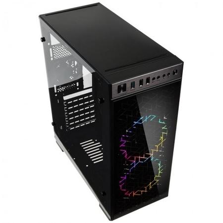 Kolink Inspire Series K1 RGB Midi Tower Gaming Case - Black Window