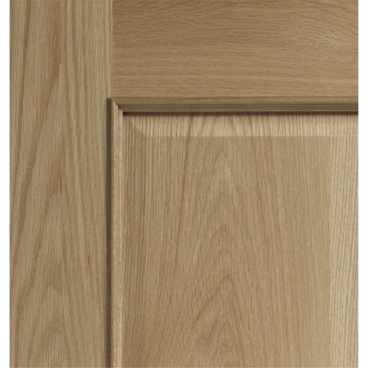 Internal Oak 2-Panel FD30 Fire Door - Unfinished - 1981 x 762 x 44mm - Andria - XL Joinery