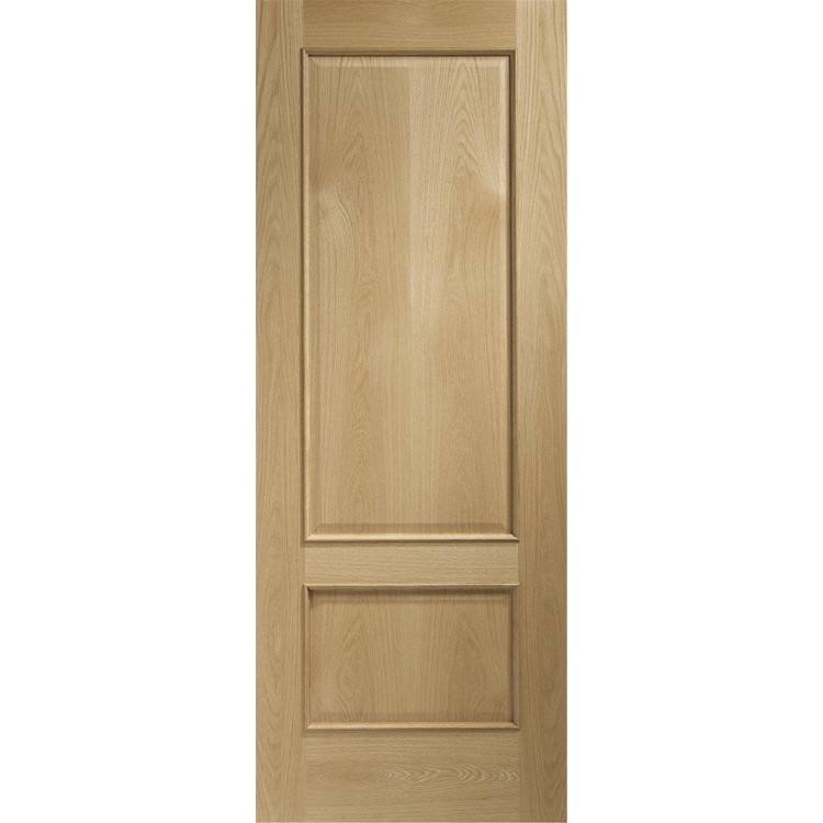 Internal Oak 2-Panel Door - Unfinished - 2040 x 926 x 40mm - Andria - XL Joinery