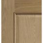 Internal Oak Calabria with Raised Mouldings - Unfinished, 2040 x 726 x 40 mm