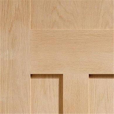 Internal Oak 1930s 4-Panel Door - Unfinished - 1981 x 838 x 35mm - DX - XL Joinery
