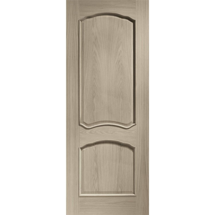 Internal Oak Louis Fire Door with Raised Mouldings - 1981 x 686 x 44 mm, Unfinished