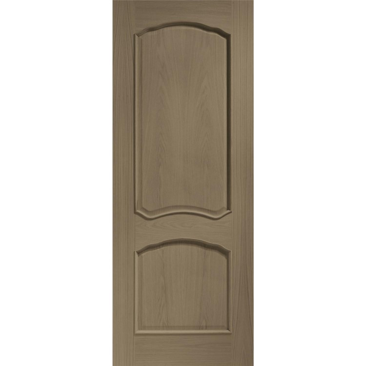 Internal Oak Louis Fire Door with Raised Mouldings - 1981 x 838 x 44 mm, Unfinished