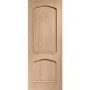 Internal Oak 2-Panel Door - Unfinished - 2040 x 826 x 40mm - Louis - XL Joinery