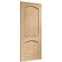 Internal Oak 2-Panel FD30 Fire Door - Unfinished - 2040 x 926 x 44mm - Louis - XL Joinery