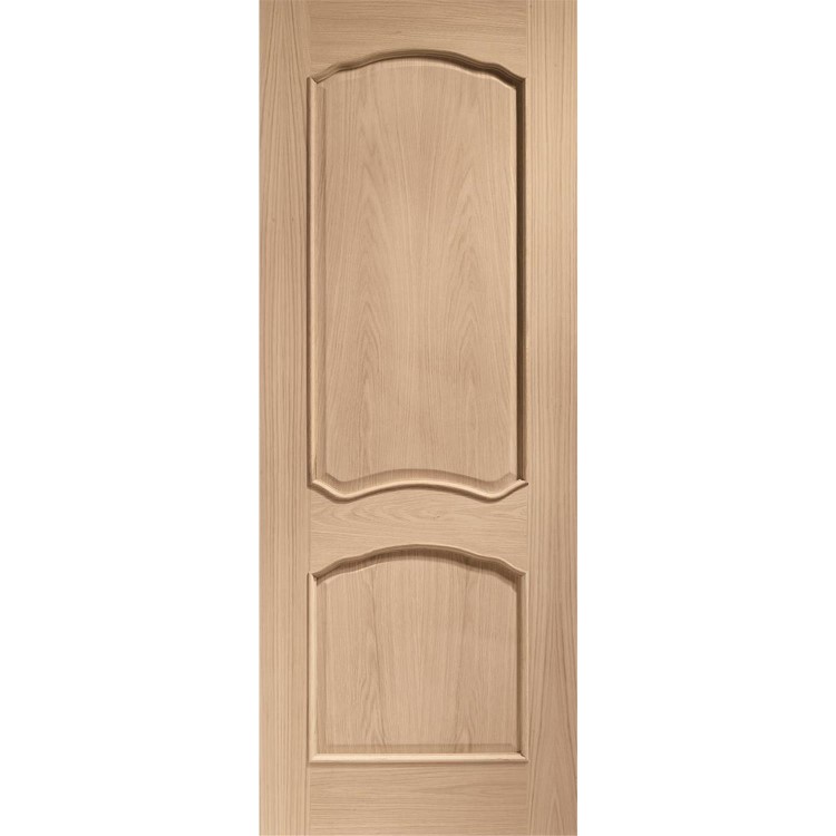 Internal Oak Louis Door with Raised Mouldings - Unfinished, 2040 x 926 x 40 mm