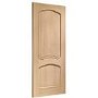 Internal Oak Louis Door with Raised Mouldings - Unfinished, 2040 x 926 x 40 mm