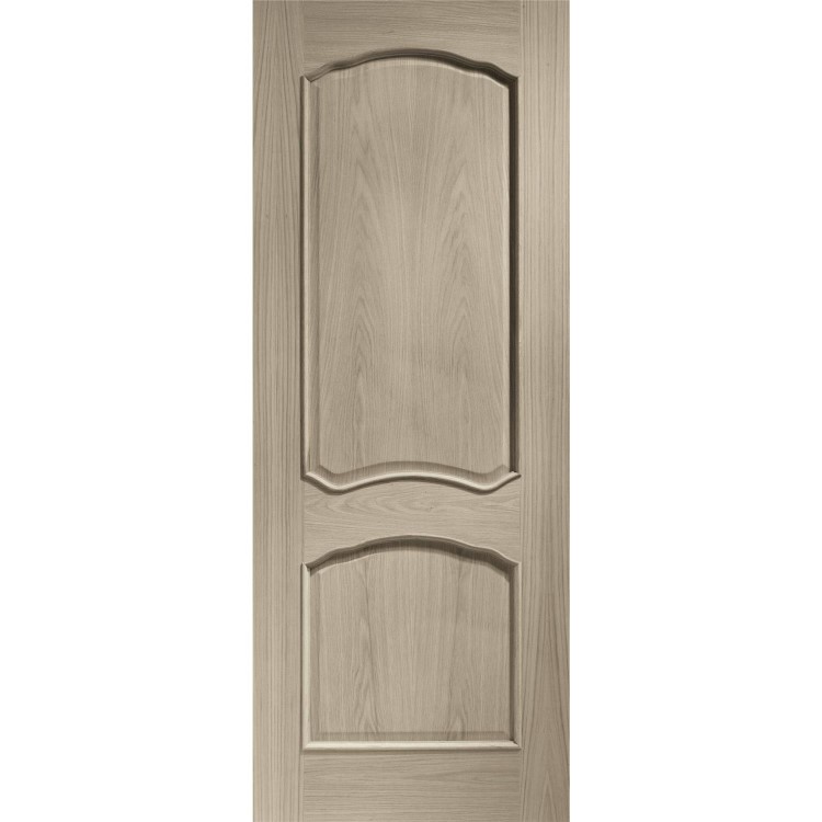 Internal Oak Louis Door with Raised Mouldings - Unfinished, 2040 x 926 x 40 mm