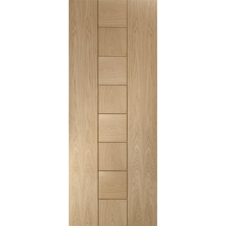Internal Oak FD30 Fire Door - Unfinished - 1981 x 838 x 44mm - Messina - XL Joinery