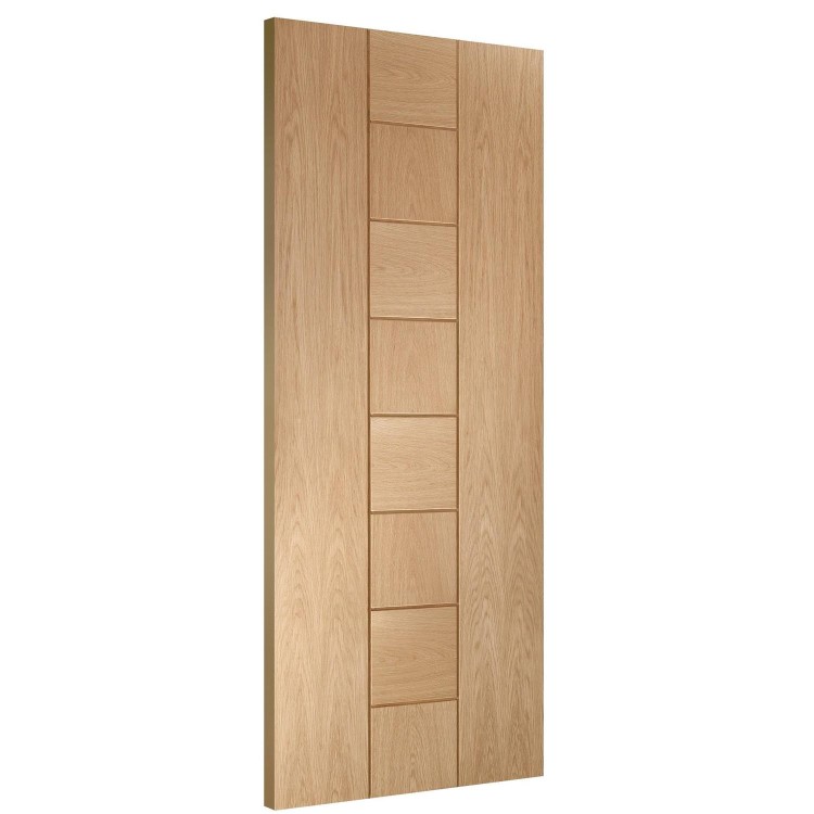Internal Oak FD30 Fire Door - Unfinished - 1981 x 838 x 44mm - Messina - XL Joinery