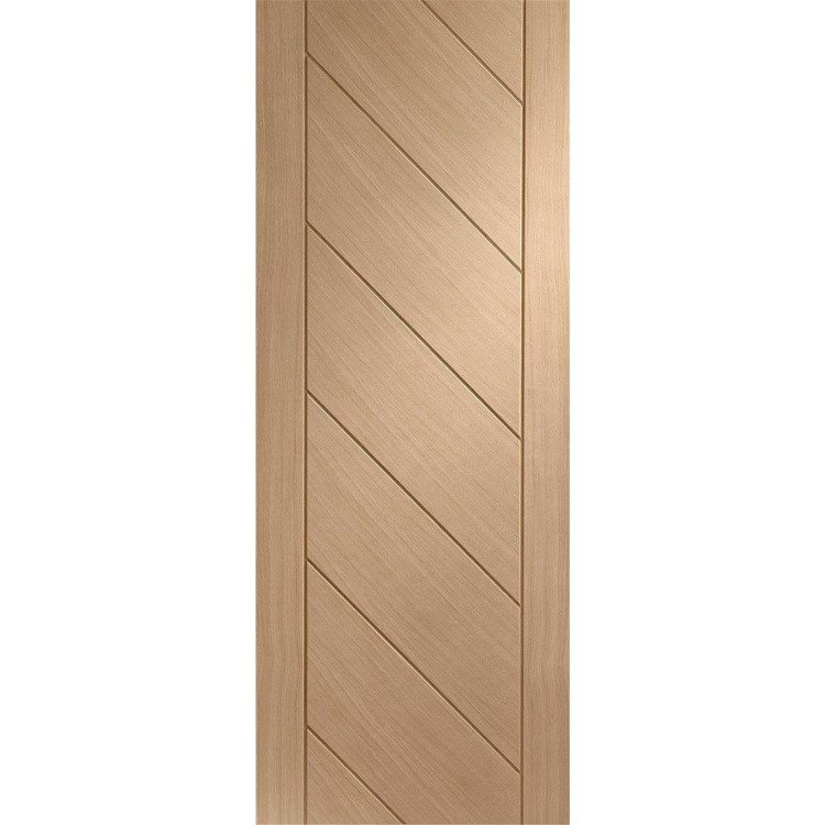Internal Oak FD30 Fire Door - Unfinished - 1981 x 686 x 44mm - Monza - XL Joinery