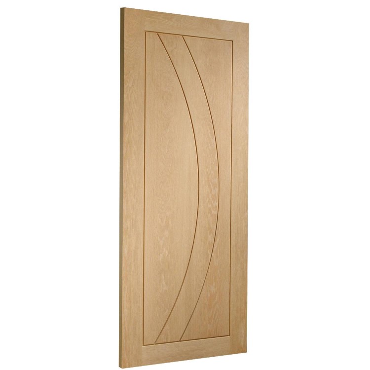 Internal Oak Salerno Fire Door - 1981 x 838 x 44 mm, Unfinished