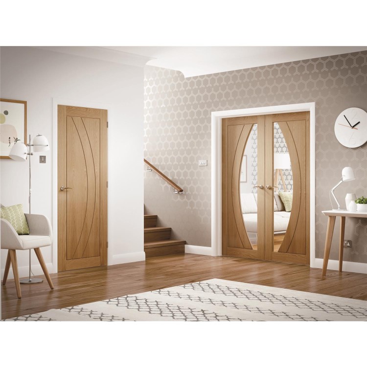 Internal Oak Door - Unfinished - 2040 x 626 x 40mm - Salerno - XL Joinery