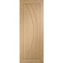 Internal Oak FD30 Fire Door - Unfinished - 2040 x 926 x 44mm - Salerno - XL Joinery