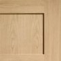Internal Oak 4-Panel Shaker FD30 Fire Door - Unfinished - 1981 x 686 x 44mm - XL Joinery