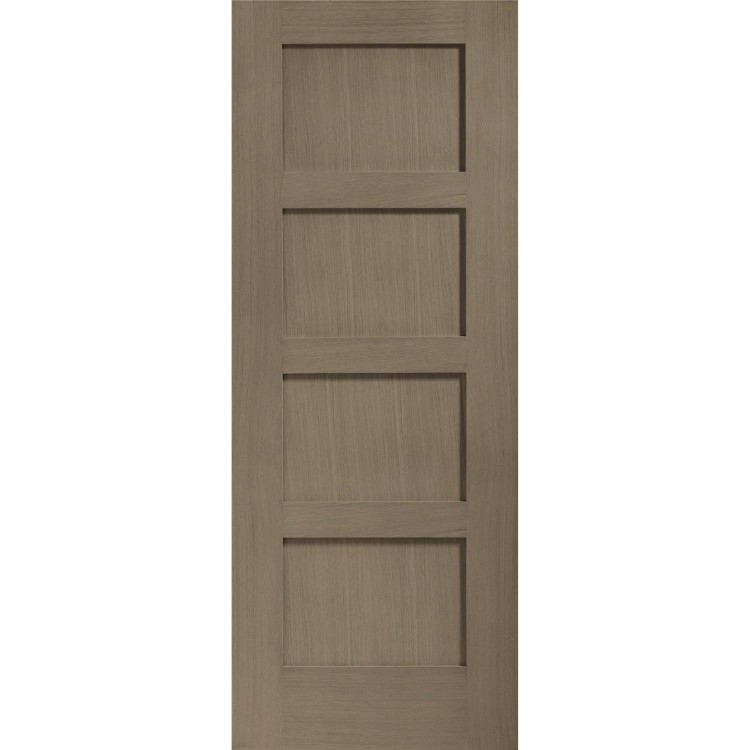 Internal Oak Shaker 4 Panel Door - Unfinished, 1981 x 686 x 35 mm