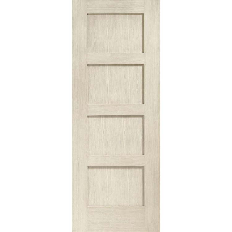 Internal Oak Shaker 4 Panel Door - Unfinished, 1981 x 686 x 35 mm
