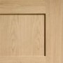 Internal Oak Shaker 4 Panel Door - Unfinished, 1981 x 686 x 35 mm