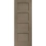 Internal Oak Shaker 4 Panel Fire Door - 2040 x 826 x 44 mm, Unfinished