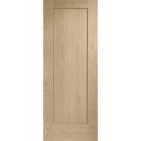 Internal Oak One-Panel Door - Unfinished - 2032 x 813 x 35mm - Pattern 10 - XL Joinery