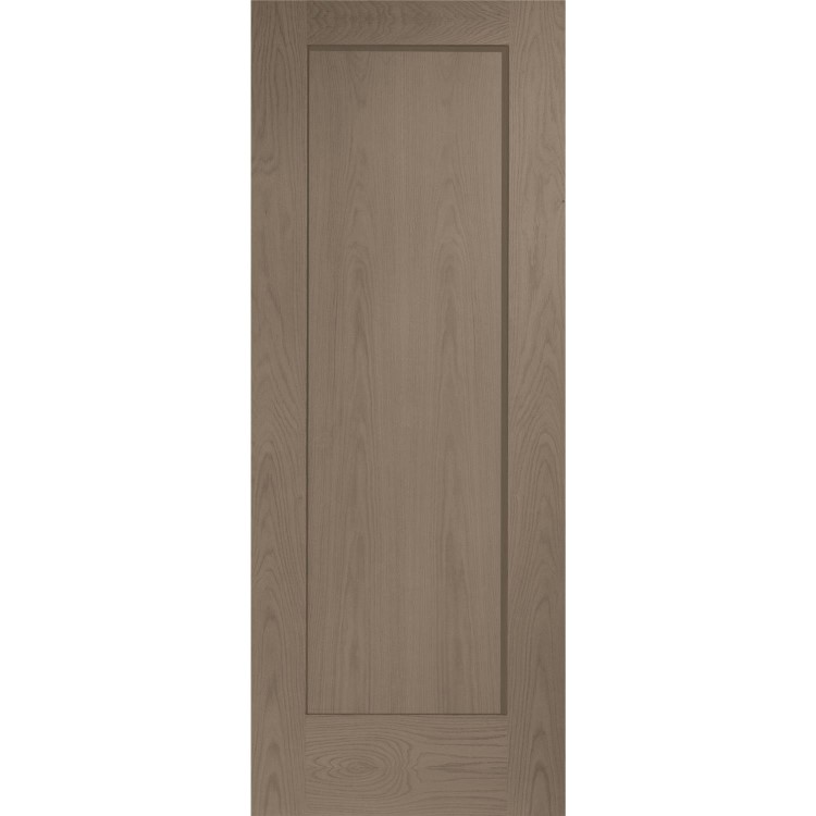Internal Oak One-Panel FD30 Fire Door - Unfinished - 1981 x 838 x 44mm - Pattern 10 - XL Joinery