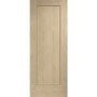 Internal Oak One-Panel FD30 Fire Door - Unfinished - 1981 x 838 x 44mm - Pattern 10 - XL Joinery