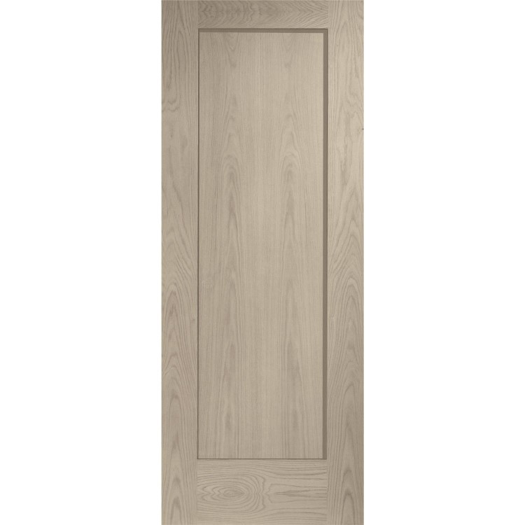 Internal Oak One-Panel FD30 Fire Door - Unfinished - 1981 x 838 x 44mm - Pattern 10 - XL Joinery