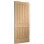 Internal Oak Cottage Door - Unfinished - 1981 x 838 x 35mm - Sussex - XL Joinery