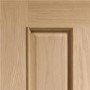 Internal Oak Victorian 4-Panel Door with Raised Mouldings - Unfinished - 1981 x 762 x 35mm - Victoria - XL Joinery
