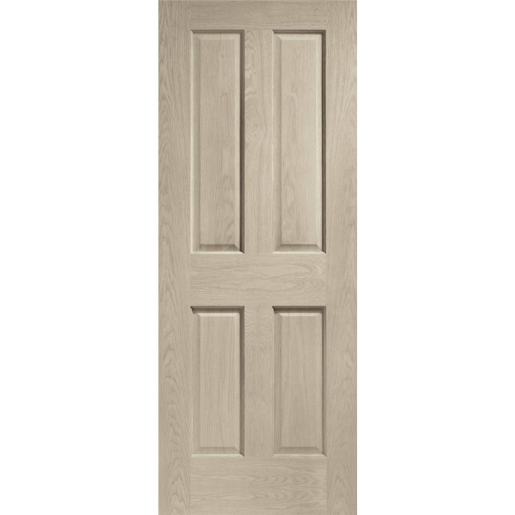 Internal Oak Victorian 4 Panel Door - Unfinished, 1981 x 762 x 35 mm