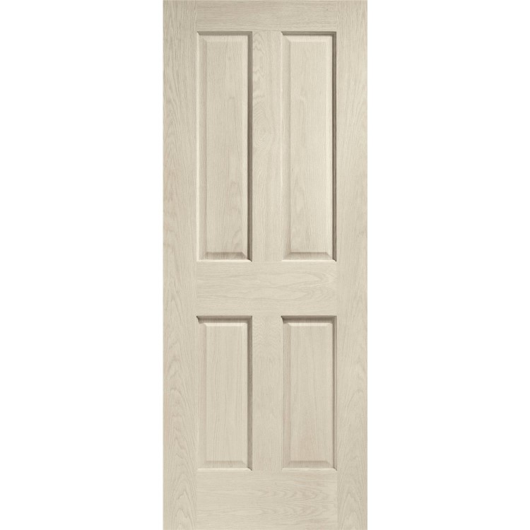 Internal Oak Victorian 4 Panel Door - Unfinished, 1981 x 762 x 35 mm