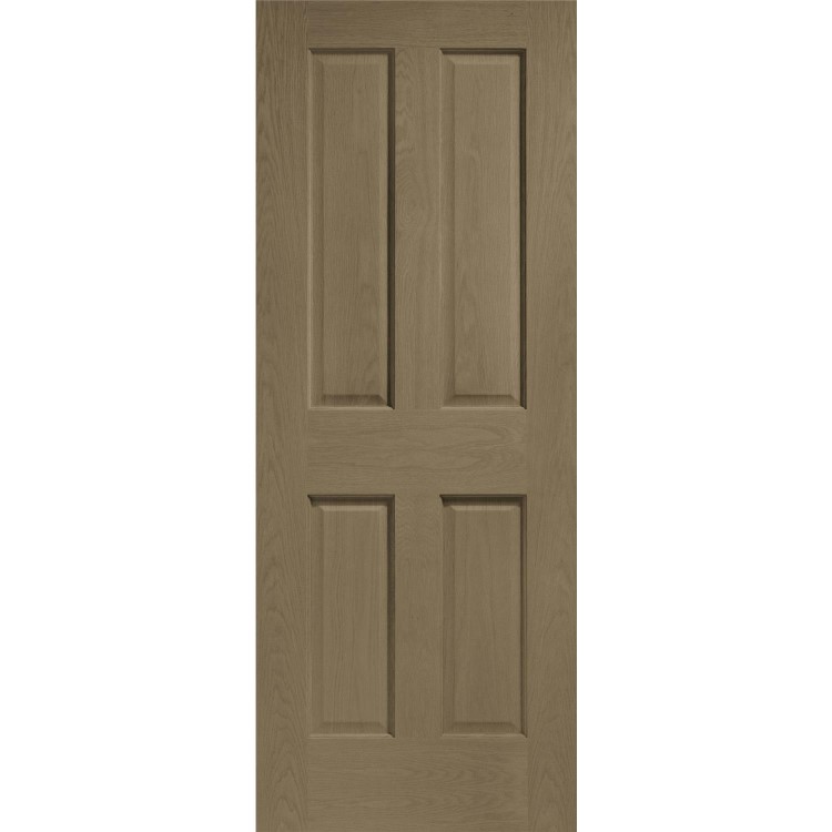 Internal Oak Victorian 4 Panel Door - Unfinished, 1981 x 762 x 35 mm