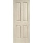 Internal Oak Victorian 4 Panel Door - Unfinished, 2040 x 626 x 40 mm
