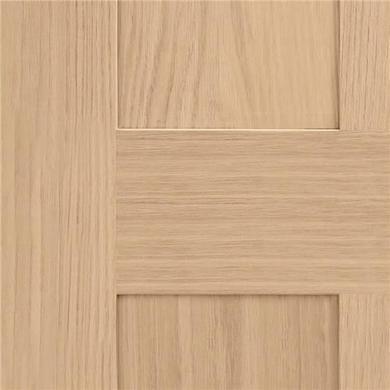 Internal Oak Victorian 4-Panel Shaker Door - Unfinished - 1981 x 686 x 35mm - Victoria - XL Joinery