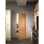 Internal Oak Victorian 4-Panel Shaker FD30 Fire Door - Unfinished - 1981 x 762 x 44mm - Victoria - XL Joinery