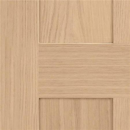Victorian Shaker 4 Panel Internal Oak Fire Door - 1981 x 838 x 44 mm, Unfinished