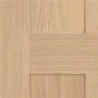 Internal Oak Victorian 4-Panel Shaker Door - Unfinished - 2040 x 926 x 40mm - Victoria - XL Joinery