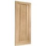 Internal Oak 3-Panel FD30 Fire Door - Unfinished - 1981 x 762 x 44mm - Worcester - XL Joinery
